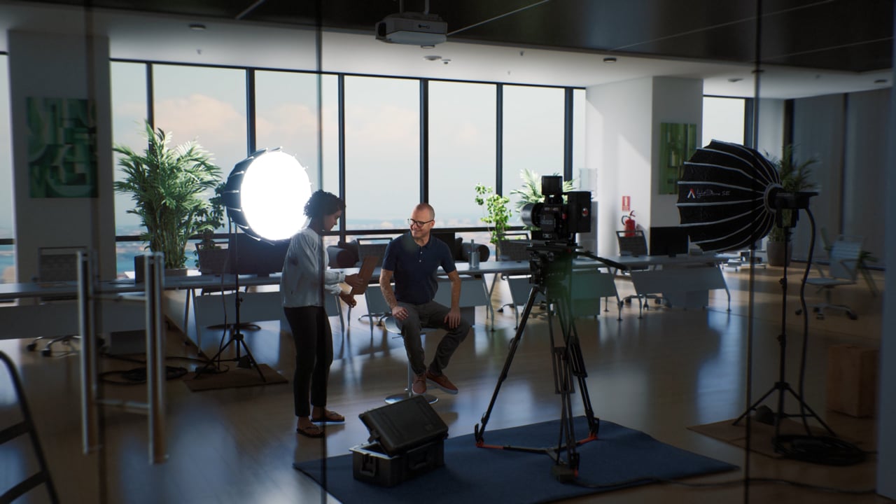 A scene from the Lyda virtual brand video